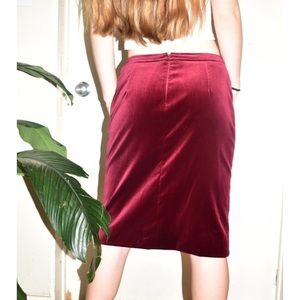 VALENTINO Velvet Skirt